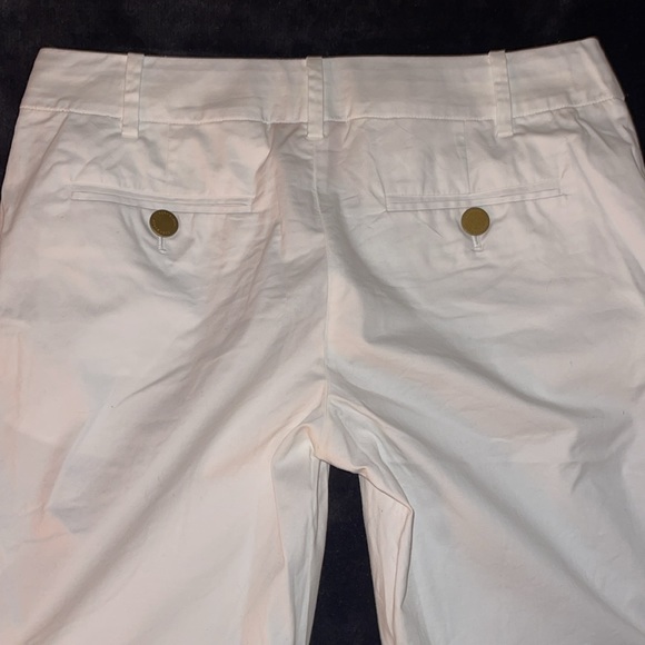 Tory Burch white shorts.  Size 2.  Like new - Picture 3 of 6